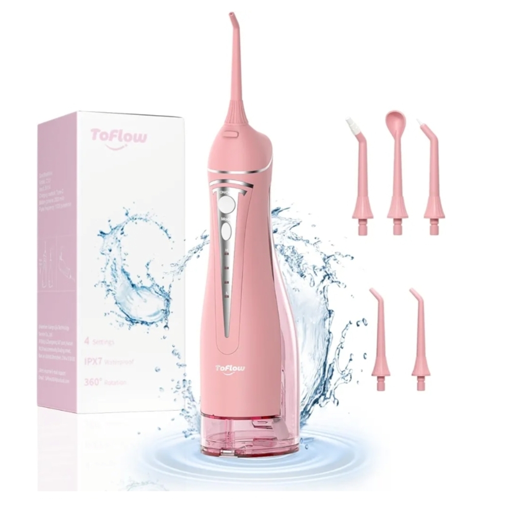 ToFlow Pink Water Flosser Set